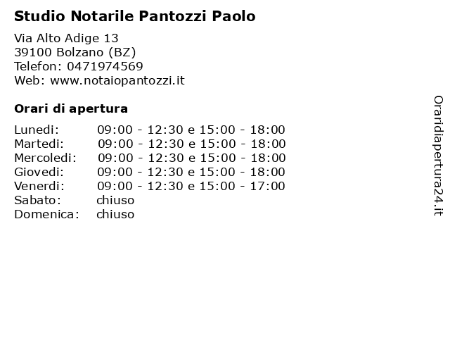 Notaio pantozzi bolzano