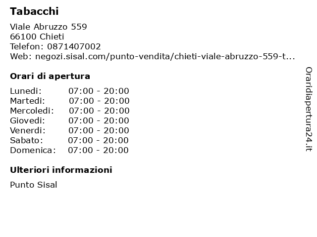Di Cecco Alessio a Chieti: indirizzo e orari di apertura