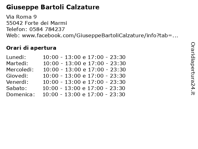 bartoli calzature