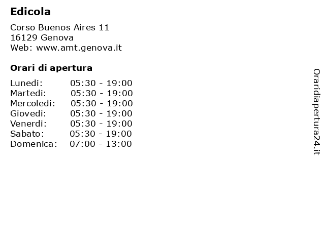 Edicola a Genova: indirizzo e orari di apertura