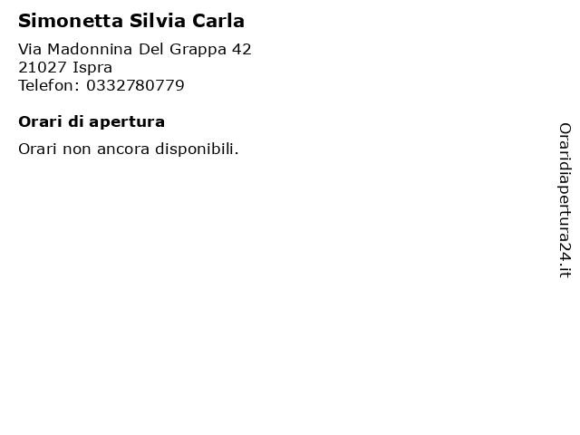 Simonetta Silvia Carla a Ispra: indirizzo e orari di apertura