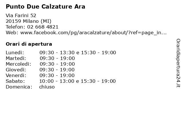 ara calzature milano