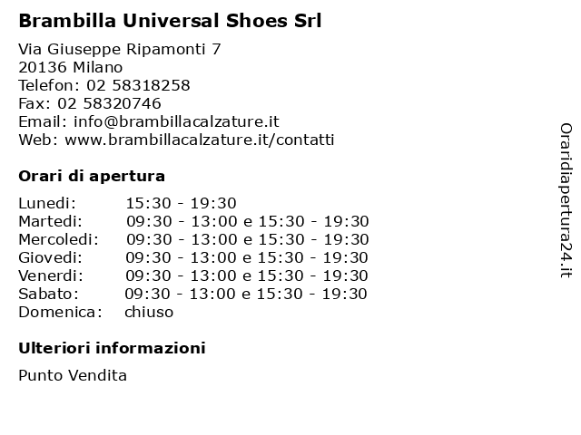 brambilla calzature milano