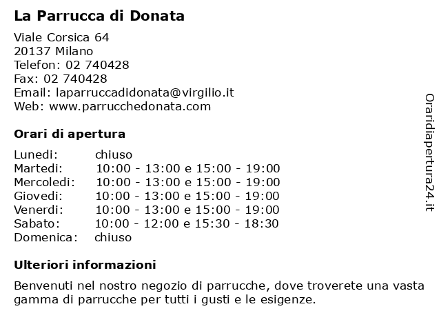 la parrucca di donata milano