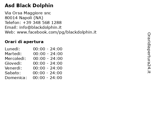 Asd Black Dolphin a Napoli (NA): indirizzo e orari di apertura