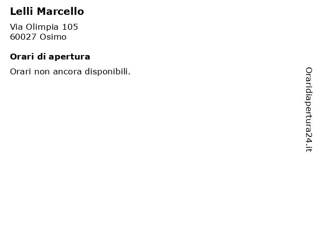 Lelli Marcello a Osimo: indirizzo e orari di apertura