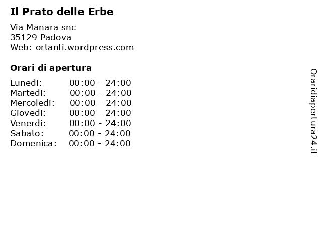 Il Prato delle Erbe a Padova: indirizzo e orari di apertura