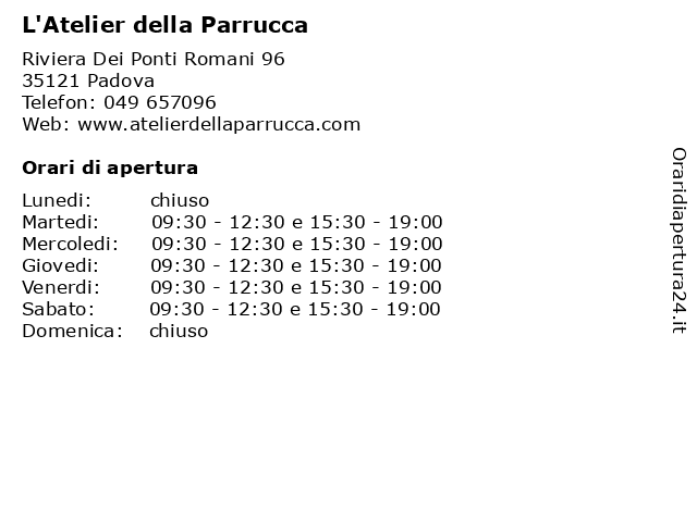 atelier della parrucca padova