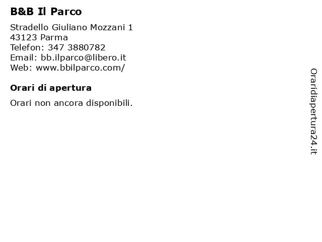 Boccuti Giovanni a Parma: indirizzo e orari di apertura