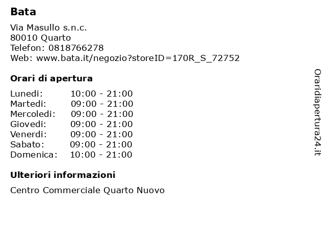 Bata hotsell quarto nuovo