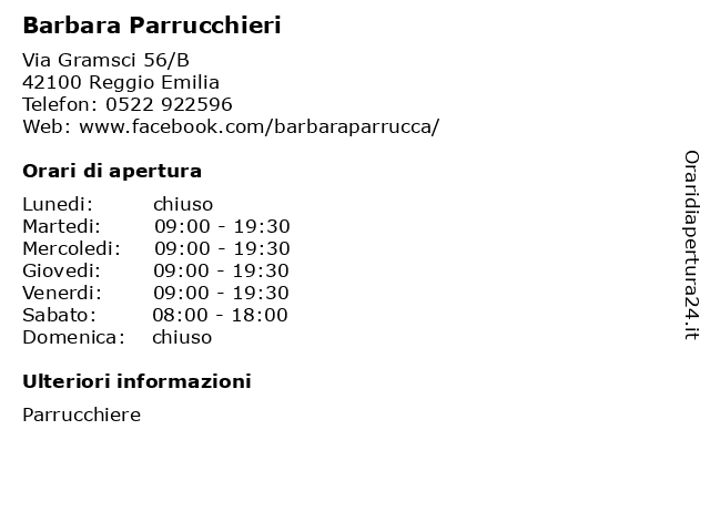 barbara parrucchieri reggio emilia