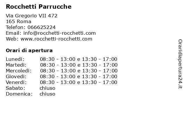 rocchetti parrucche roma