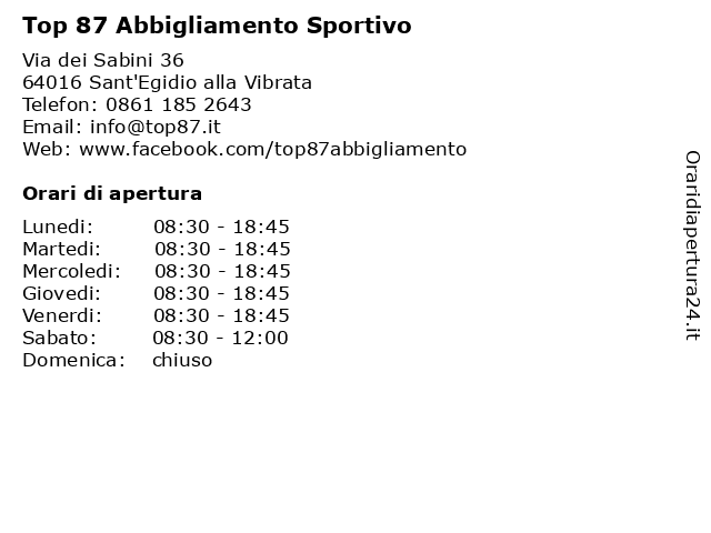 Top 87 Abbigliamento Sportivo a Sant'Egidio alla Vibrata: indirizzo e orari di apertura