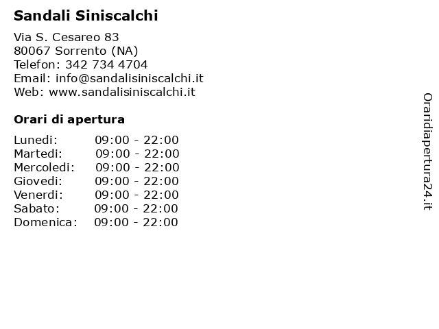 sandalisiniscalchi