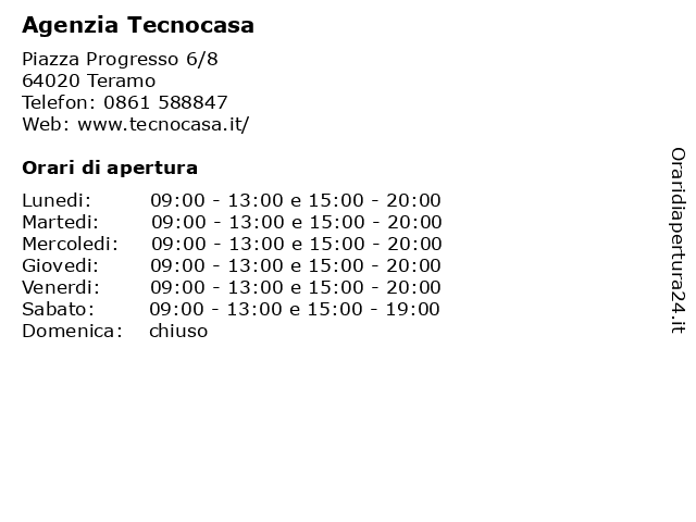 Agenzia Tecnocasa a Teramo: indirizzo e orari di apertura