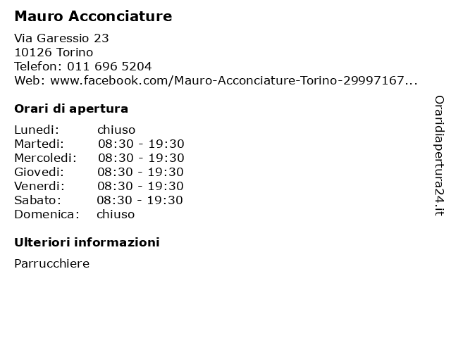 mauro acconciature