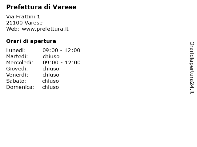 Prefettura - Sportello unico immigrazione a Varese: indirizzo e orari di apertura