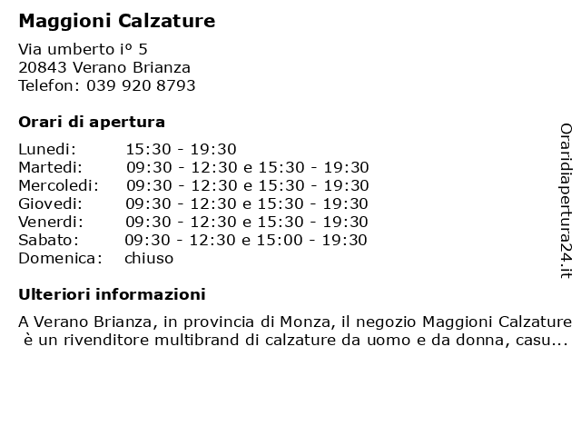 maggioni calzature