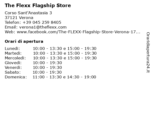 The Flexx Flagship Store a Verona: indirizzo e orari di apertura
