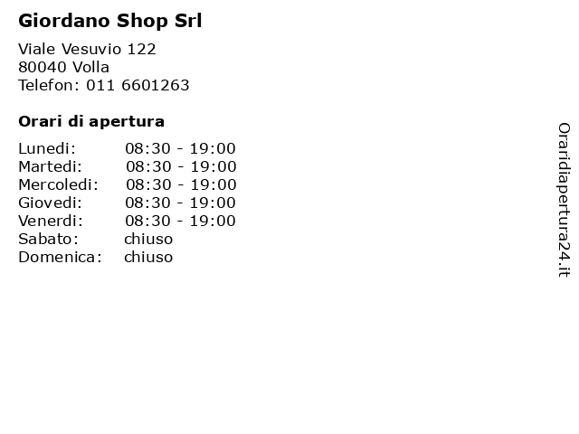 Giordanoshop volla